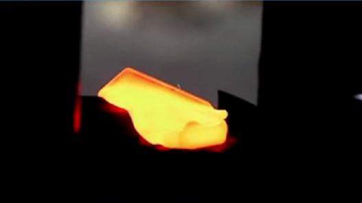 華隆伺服壓力機鍛造鈦合金葉片 華隆伺服壓力機鍛造鈦合金葉片